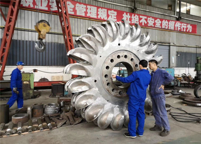 Diametro 200 mm Pelton Wheel Turbine Generator Variabile velocità Progettato per massimizzare l'estrazione di energia nelle centrali idroelettriche