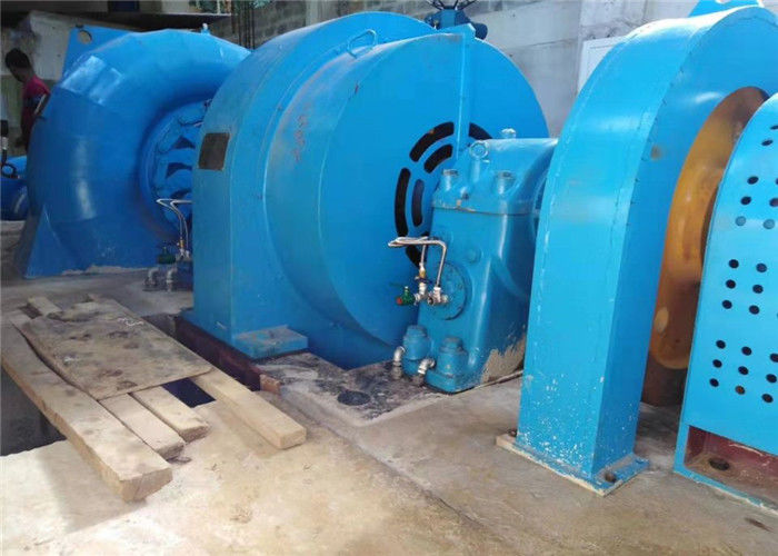 Generatore idroturbina personalizzato in acciaio inossidabile 450-1000 giri al minuto per teste d'acqua 5m-500m