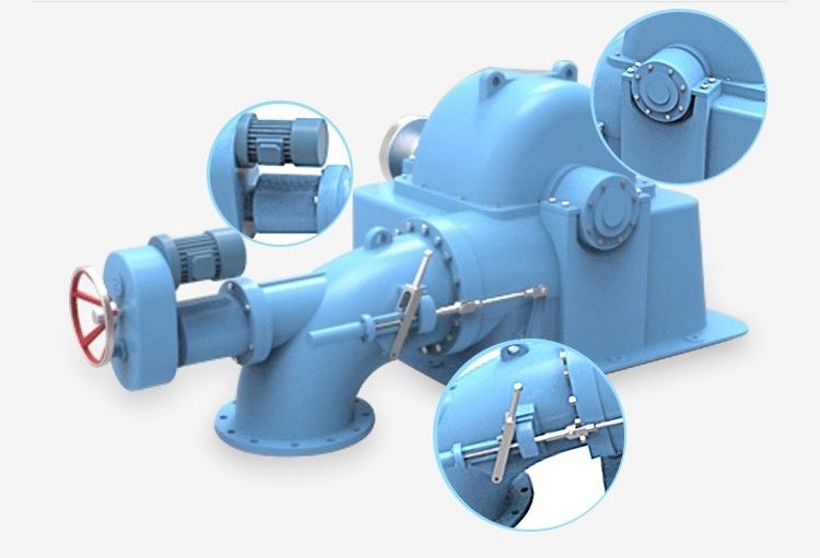 Generatore Turgo con Distributore in Acciaio Inox, Prevalenza Nominale 50-400m e Valvola a Farfalla per Soluzioni di Alimentazione Off-Grid o On-Grid