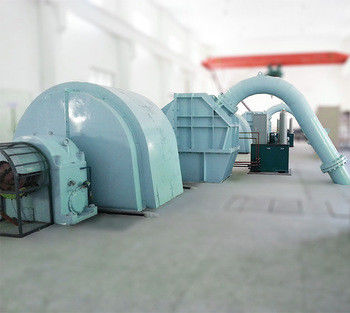 Turbina Pelton ad alta prevalenza con diametro di 200 mm, incluso sistema di eccitazione statico o senza spazzole progettato per l'energia idroelettrica
