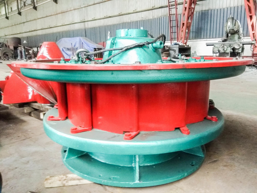 Fattore di potenza 0,8-0,9 Generatore a turbina ad acqua con lame in acciaio inossidabile ideale per la produzione di energia industriale