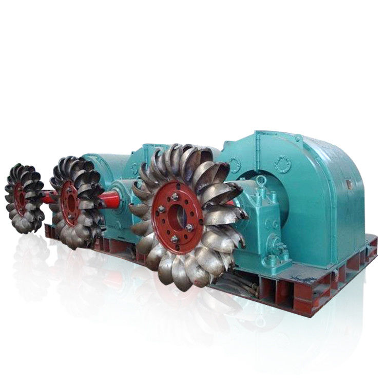 Alta testa da 100m a 2000m Generatore a turbina Pelton Tensione nominale 6-10kV Progettato su misura per la produzione di energia idroelettrica