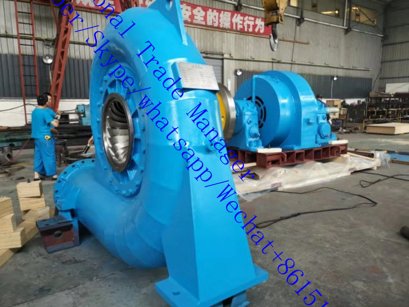 Gamma di velocità 150RPM 1000RPM Francis Hydro Turbine Generator Supporting Flow 3,21 a 14,9 M3s Produzione di energia sostenibile