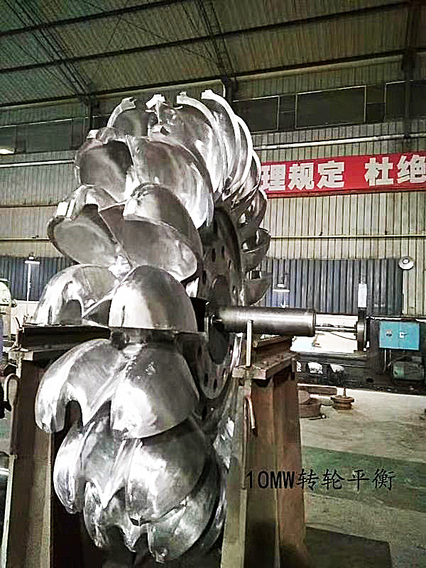 Turbina Pelton per centrali idroelettriche Capacità 5-50t Frequenza nominale 50/60Hz Modalità di eccitazione senza spazzole o tiristor