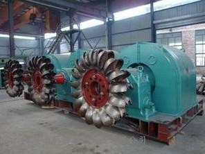 Turbina ad acqua a testa alta in acciaio inossidabile progettata per alti giri 600-1000 giri al minuto