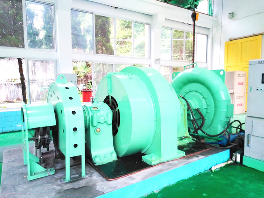 Efficienza 90-96% Turbina ad acqua ad alta testa con 450-1000 giri al minuto Turbina Francis Kaplan Pelton