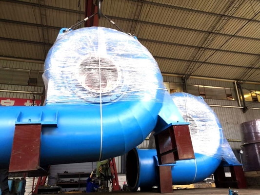 Sistema di turbina idraulica con angolo regolabile della lama, progettazione aperta o chiusa Trattamento della superficie di lucidatura