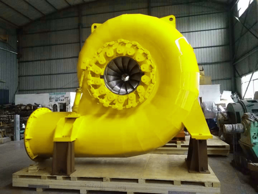 Generatore di turbina Francis in acciaio inossidabile di potenza 300 kW-20 MW Installazione verticale o orizzontale