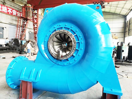 Generatore di turbina ad acqua senza spazzole interno/esterno personalizzato a 450-1000 RPM Controllo automatico/manuale