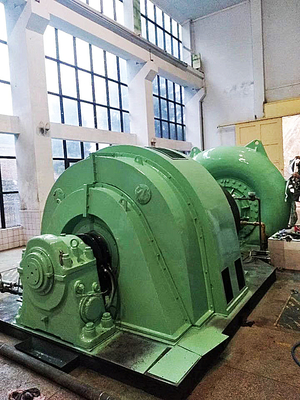 Capacità Generatore idroturbina 200kw-20mw Testa dell'acqua 5m-500m RPM 450-1000rpm