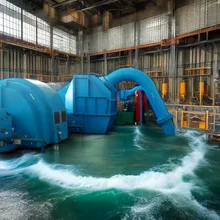 Generatore di turbine ad acqua raffreddamento aria/acqua 50Hz/60Hz Frequenza per installazione verticale/orizzontale