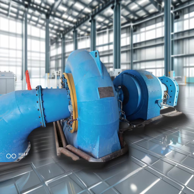 Turbina ad acqua ad alta testa con acciaio e acciaio inossidabile Capacità 200kw-20mw