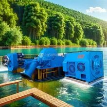 220V-11000V Turgo Turbine 50-400M Voltaggio nominale 200KW-30MW Potenza nominale