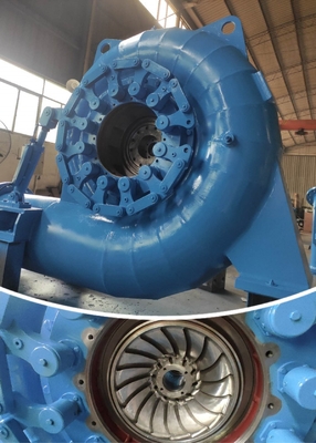 Generatore a turbina ad acqua verticale a colori personalizzato con modalità di eccitazione statica del silicio