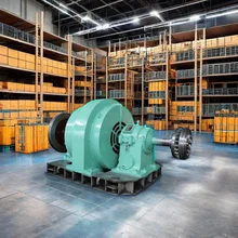 Installazione verticale / orizzontale Generatore a turbina ad acqua personalizzato da 200 kW a 20 MW con raffreddamento ad aria / acqua