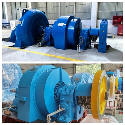 Generatore idroelettrico su misura da 1000 kW con risorsa fluviale per l'elettricità