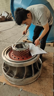 Turbina idroelettrica in acciaio inossidabile 3-10 lame per un massimo rendimento e durata