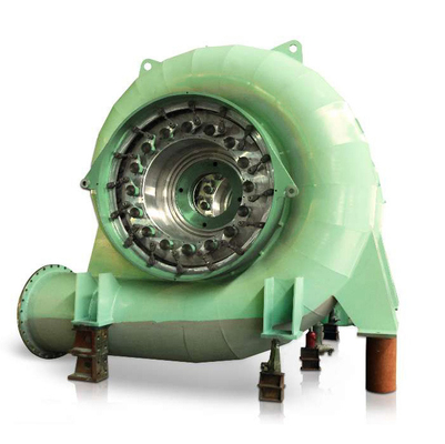 Blade di lega di alluminio Disposizione orizzontale o verticale Turbina idroelettrica per 100kw-20mw Efficienza di potenza