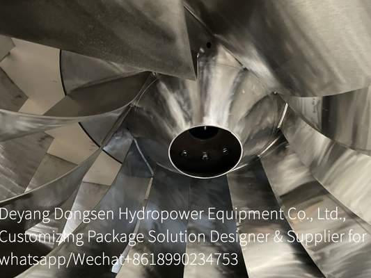 Turbina idroelettrica in acciaio inossidabile per la produzione di energia ecologica e sostenibile