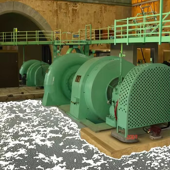Generatore idroturbina da 100 kW-10 MW con valvola elettrica e governatore microcomputer