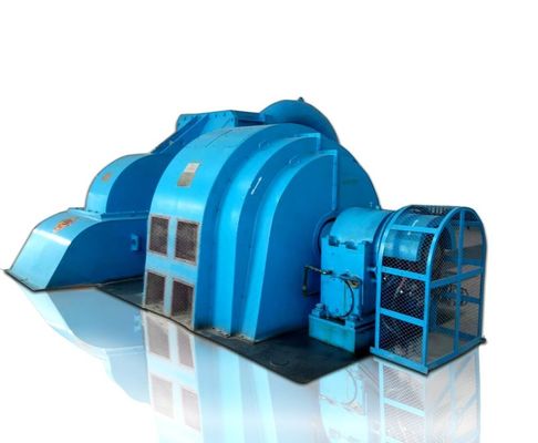 Materiale della voluta in acciaio al carbonio per generatore di turbina Pelton per sistemi di irrigazione Tensione nominale 400V 800V 6300V 10500V