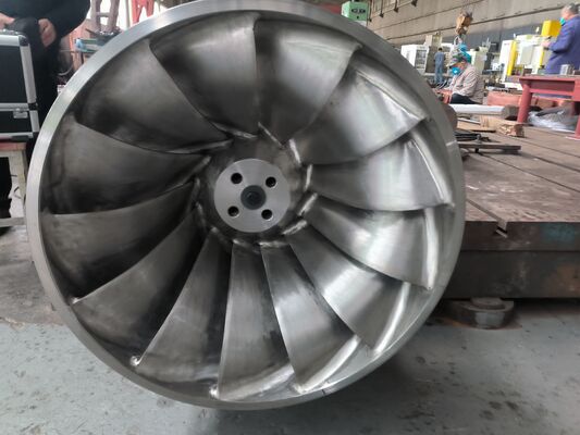Turbina Idroelettrica ad Alta Efficienza 92% per Alta Pressione 10 MPa con Numero di Pale Personalizzabile