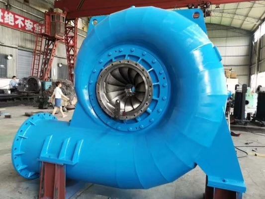 Francis Turbine Generator con acciaio ad alta resistenza e materiale per lame di leghe e 2000 kW di capacità con sistema di controllo automatico