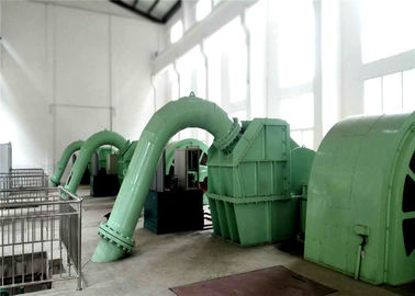 0.5 MW-20 MW di potenza di uscita generatore di turbine Pelton con installazione orizzontale e sistema di eccitazione statica