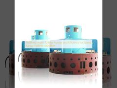 Lucidatura girante turbina idraulica e efficienza per intervallo di velocità 150RPM-1000RPM