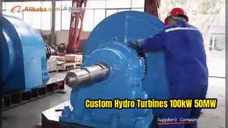 Soluzioni personalizzate di turbine idroelettriche da 100 kW a 50 MW