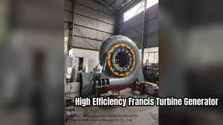Generatore a turbina Francis ad alta efficienza da 300KW a 20MW