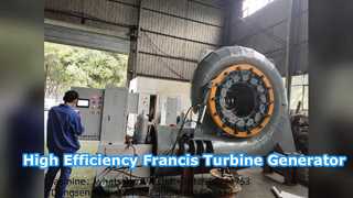Generatore a turbina Francis ad alta efficienza da 300KW a 20MW