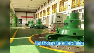 Soluzioni per generatori a turbina Kaplan Hydro ad alta efficienza