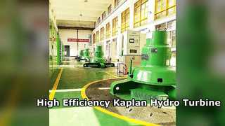 Soluzioni per generatori a turbina Kaplan Hydro ad alta efficienza