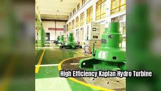 Soluzioni per generatori a turbina Kaplan Hydro ad alta efficienza