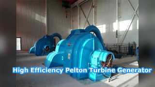 Generatore a turbina Pelton ad alta efficienza per energia idroelettrica