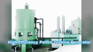 Efficiente generatore a turbina Pelton per l'energia idroelettrica