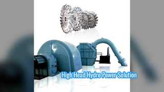 Soluzioni idro personalizzate per generatori a turbina Pelton ad alta prevalenza