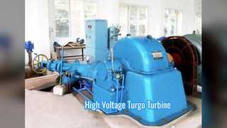 Generatore a turbina Turgo: potenza ad alta tensione