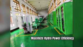 Soluzioni per generatori a turbina Kaplan Hydro ad alta efficienza