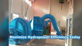 Generatore a turbina Pelton ad alta efficienza per l'energia idroelettrica